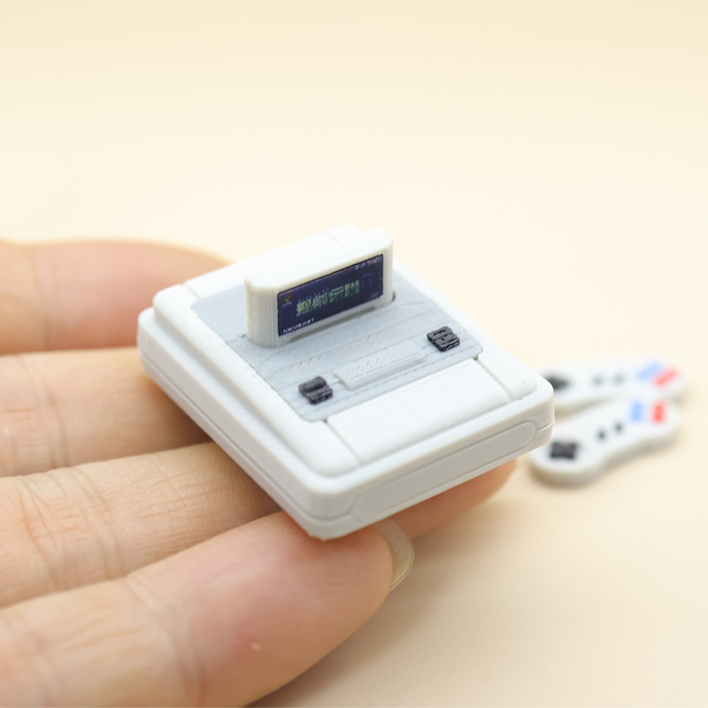 Retro Gaming Unit - 1 takım Dollhouse Mini Retro Oyun
