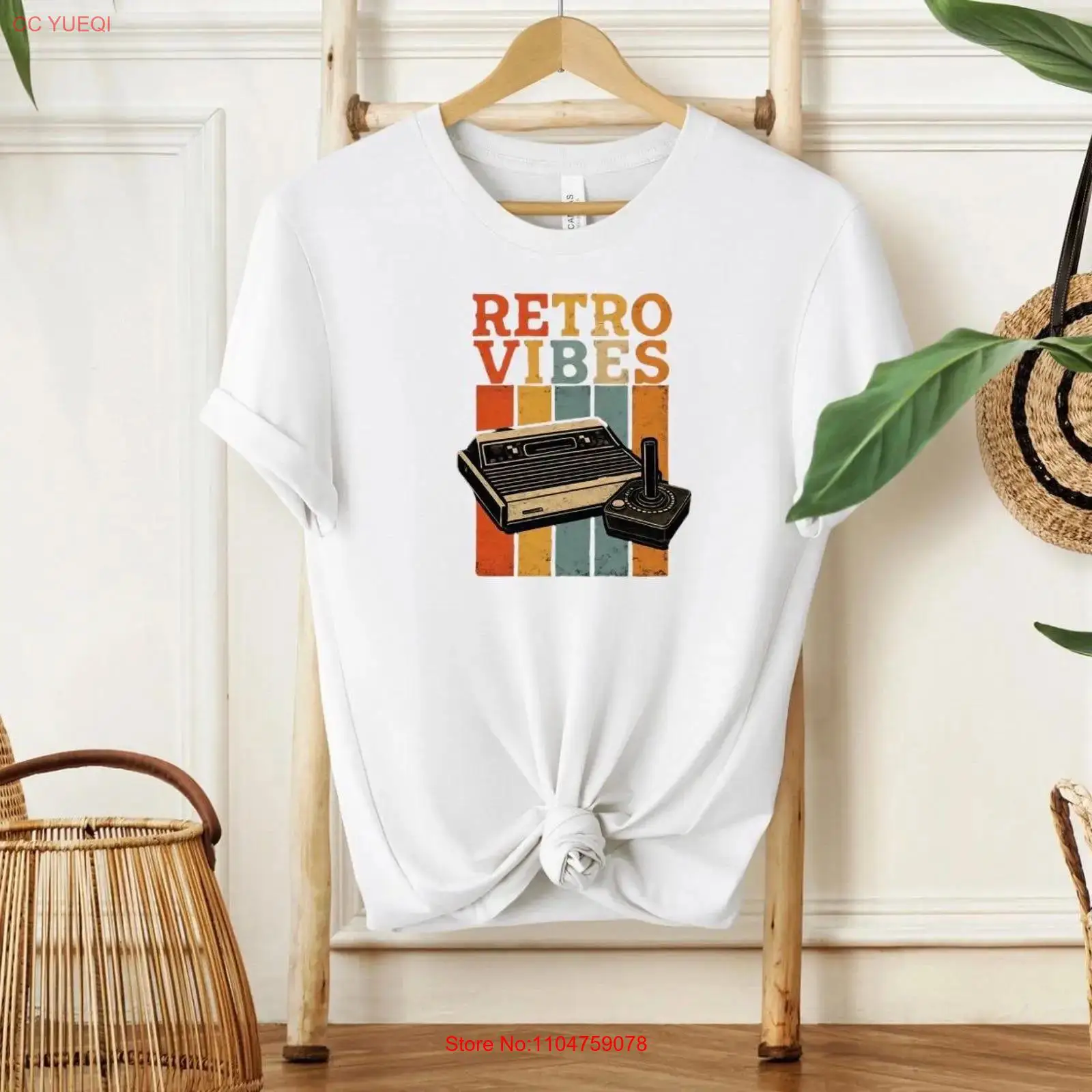 Retro Gaming Vibe - Retro Oyun Tişörtü Oyuncular için Mükemmel