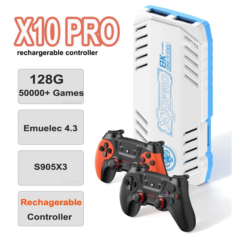 Retro Gaming Stick - 4K X10 Pro Oyun Konsolu HD