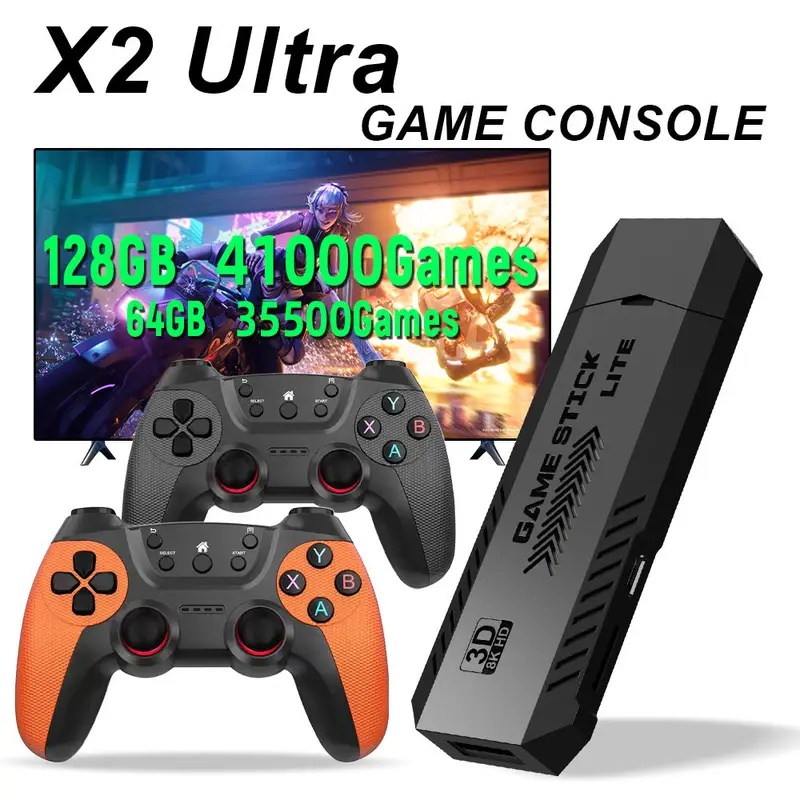 Retro Gaming Stick - X2 Ultra Pro Retro Oyun Konsolu