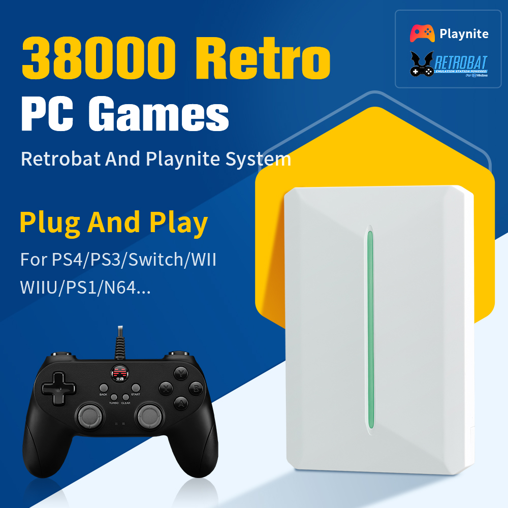 Retro Gaming Hard Drive - Taşınabilir 500GB Retro Oyun Sabit Diski,