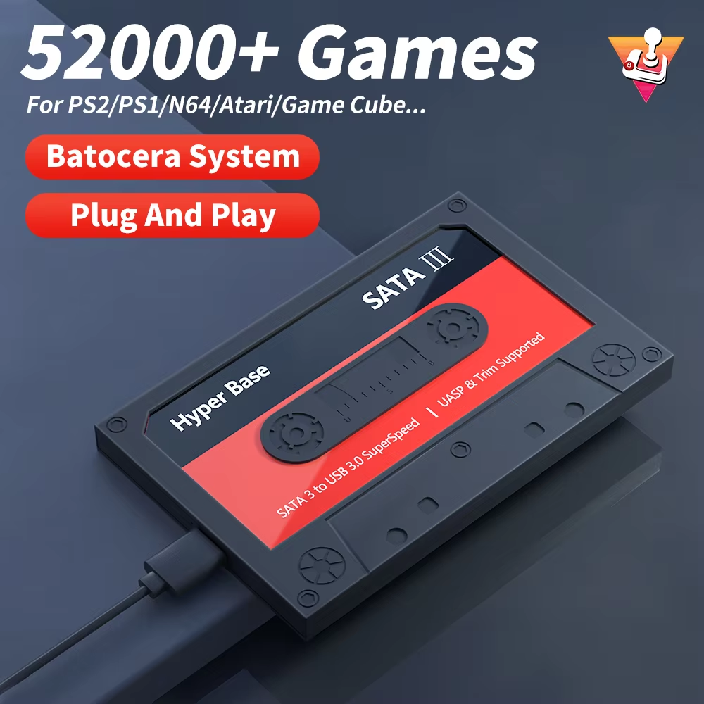 Retro Gaming Hard Drive - Batocera 500G/2T Retro Oyun Sabit Disk