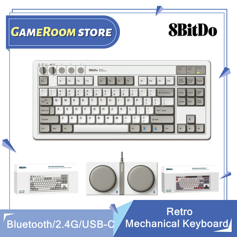 Retro Pc Gaming - 8Bitdo Retro Mekanik Klavye, Windows ve