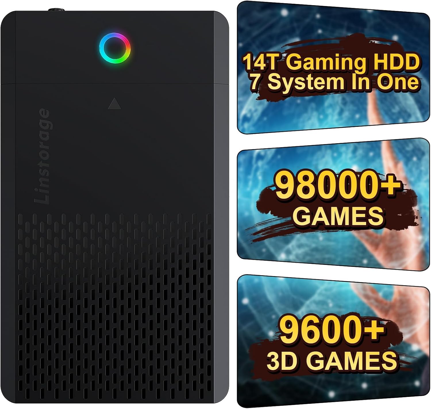 Retro Gaming Hard Drive - YENİ 14TB Retro Oyun Sabit Diski,