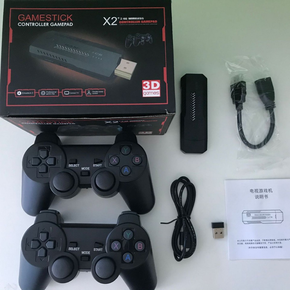 Retro Gaming Stick - X2 Retro Video Oyun Konsolu 2.4G