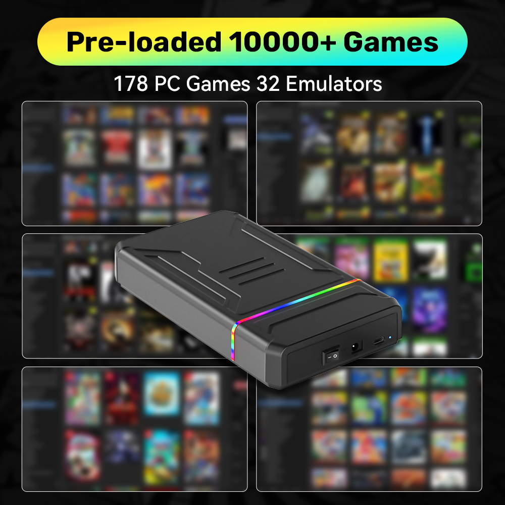 3TB Harici Retro Oyun HDD Emül - Retro Gaming Hard Drive incelemesi ve fiyatı