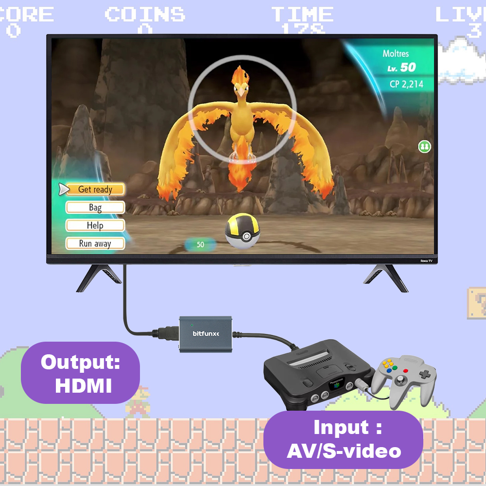 Bitfunx 720P Svideo / AV - HDM - Retro Gaming Hub incelemesi ve fiyatı