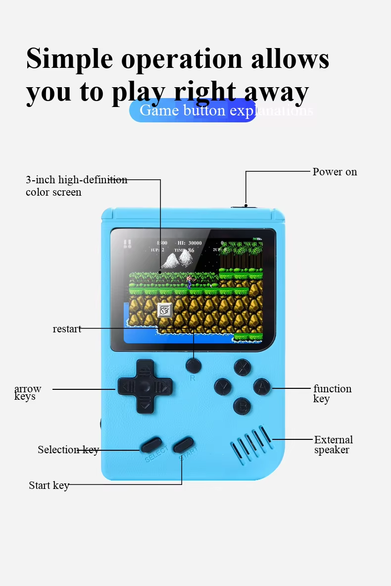 400'ü 1 Arada MİNİ Oyunlar El  - Retro Gaming Hub incelemesi ve fiyatı