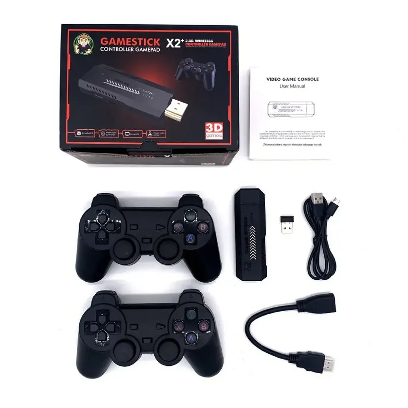 X2 Plus 3D oyun konsolu, 2.4G  - Retro Gaming Stick incelemesi ve fiyatı