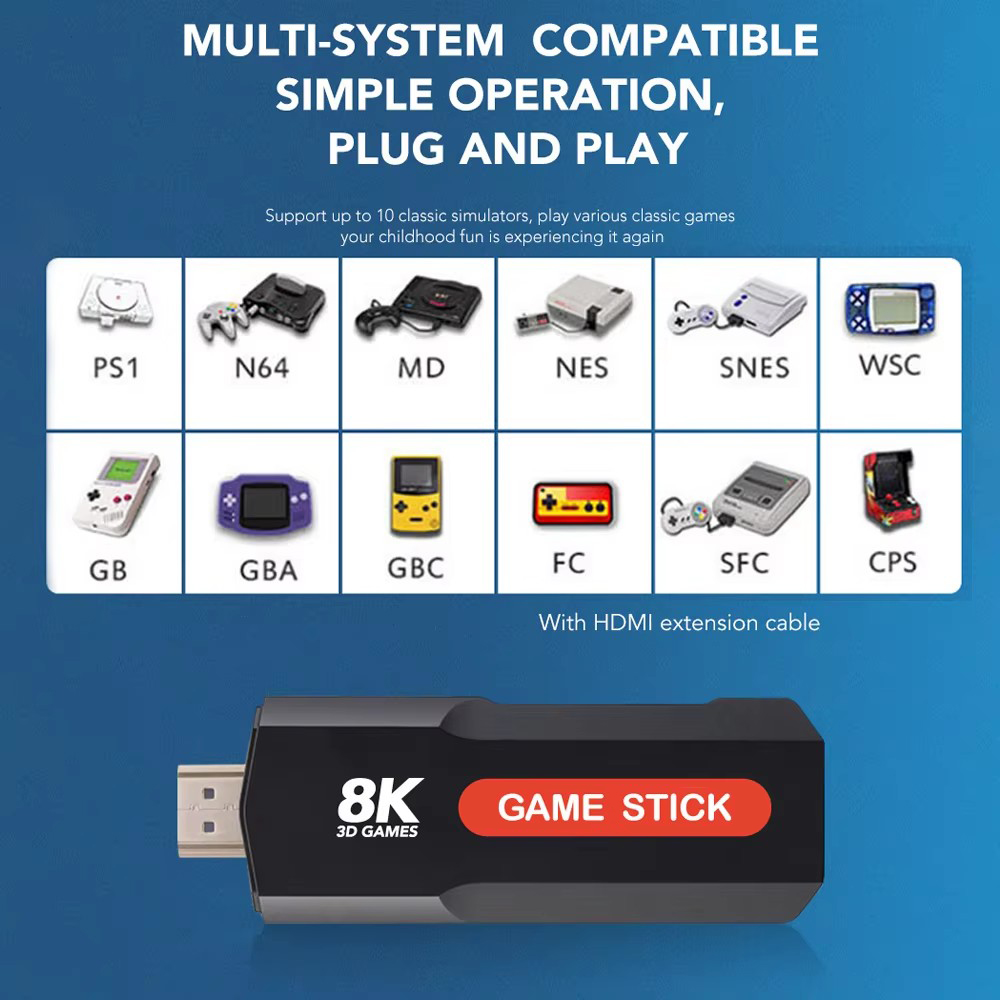 X2 Oyun Konsolu HD 4K 8K 3D Çi - Retro Gaming Stick incelemesi ve fiyatı