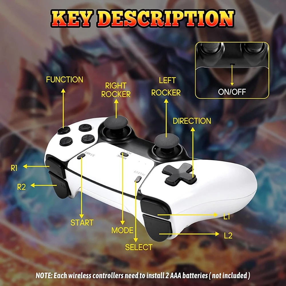 M15 Ultra Retro Oyun Konsolu 6 - Retro Gaming Stick incelemesi ve fiyatı
