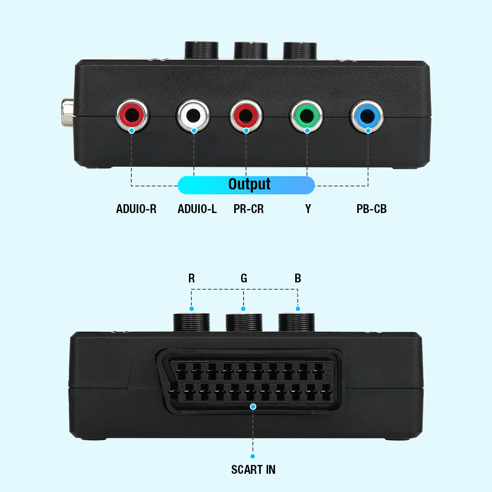 RGBS VGA'dan YPBPR Bileşen Dön - Retro Gaming Unit incelemesi ve fiyatı